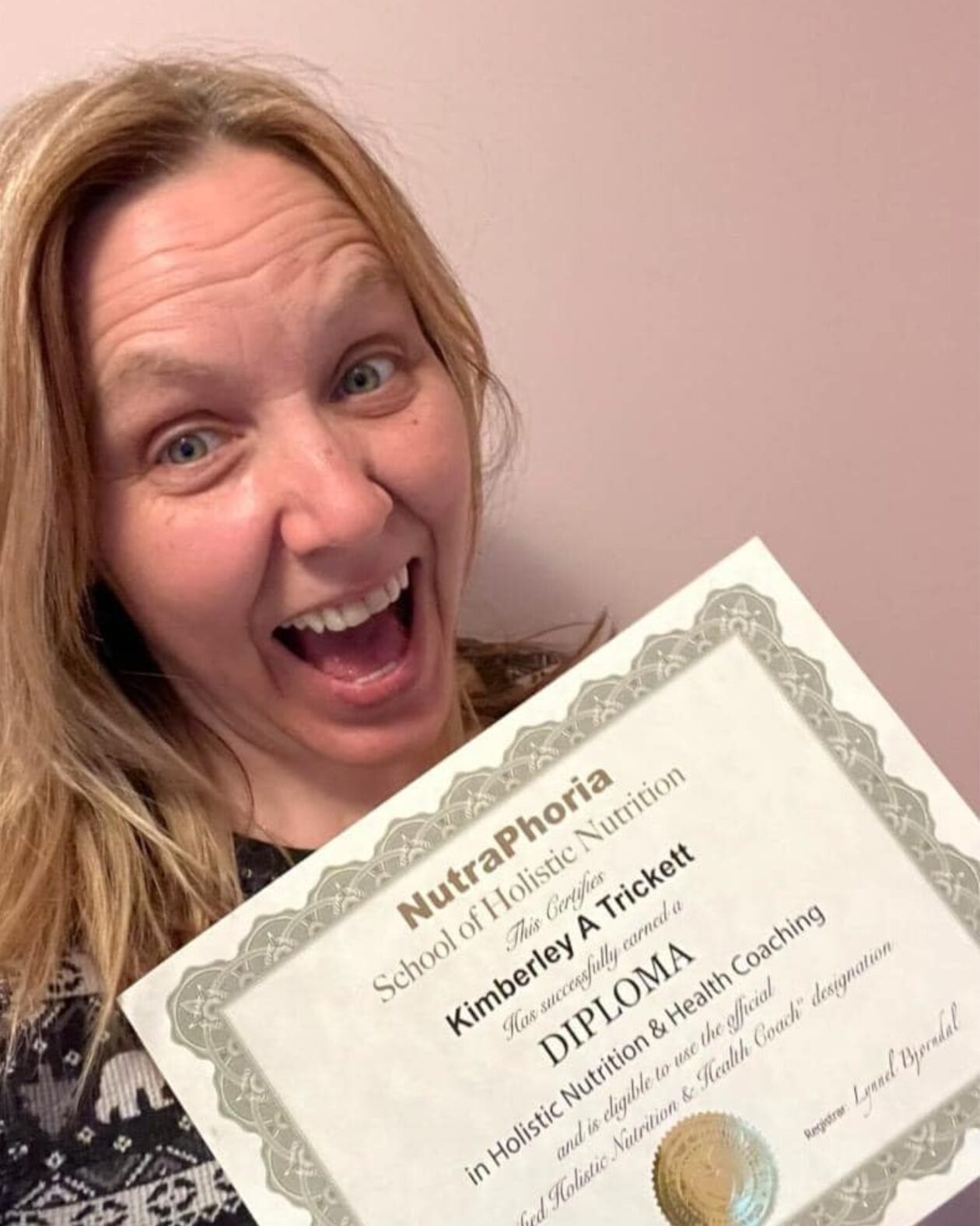 NutraPhoria health coach Graduate