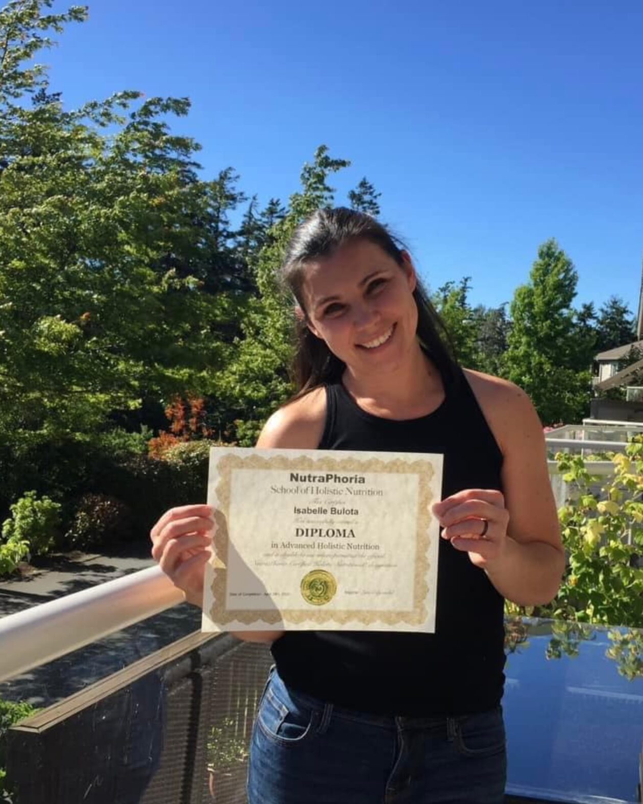 Nutraphoria health coach graduate