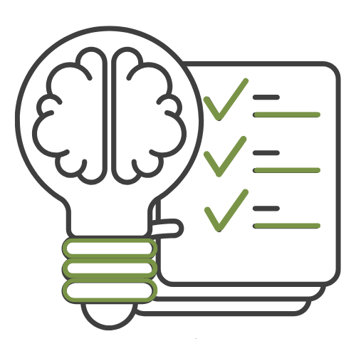 Brain lightbulb book Brain lightbulb book icon