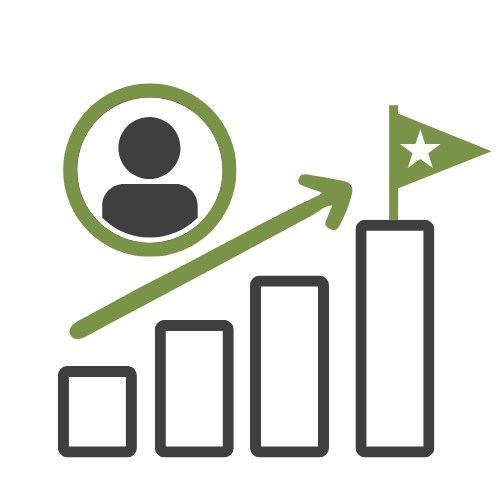 Success ladder flag success ladder flag icon