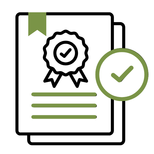 certified document icon certified document icon