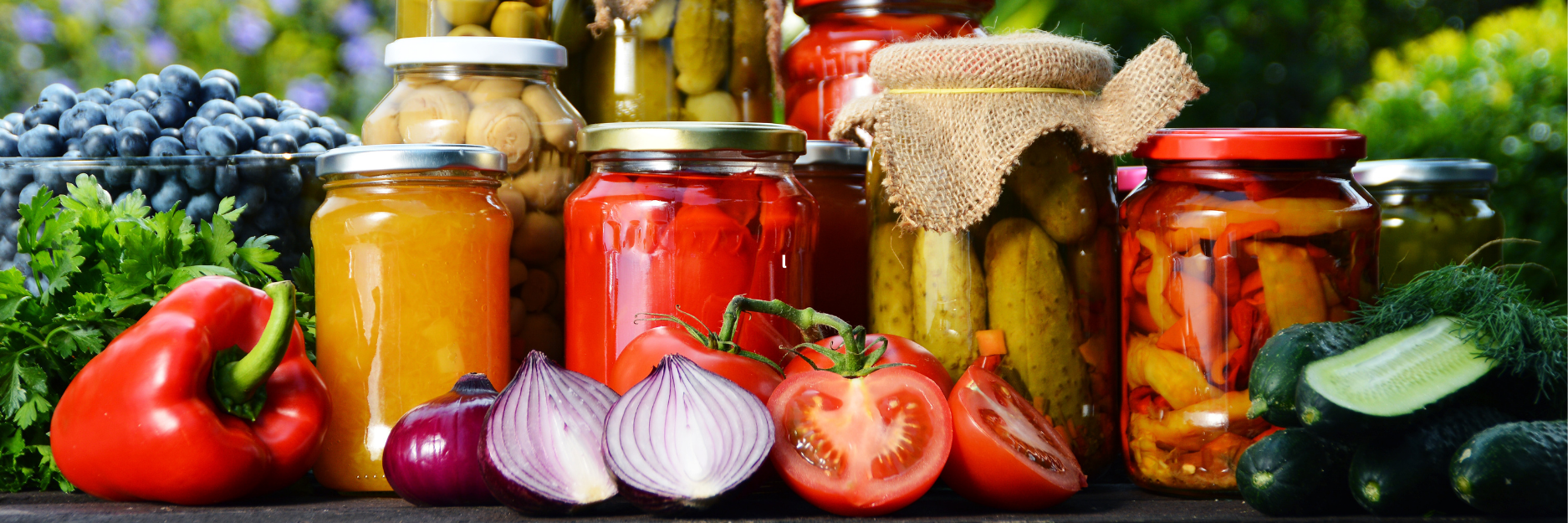 canning jars with vegetables health coach