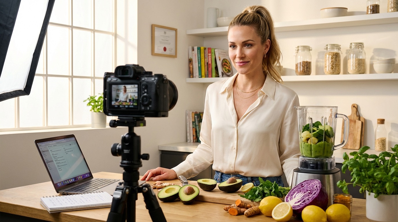 female health coach blogger