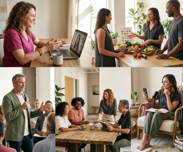 people in holistic careers